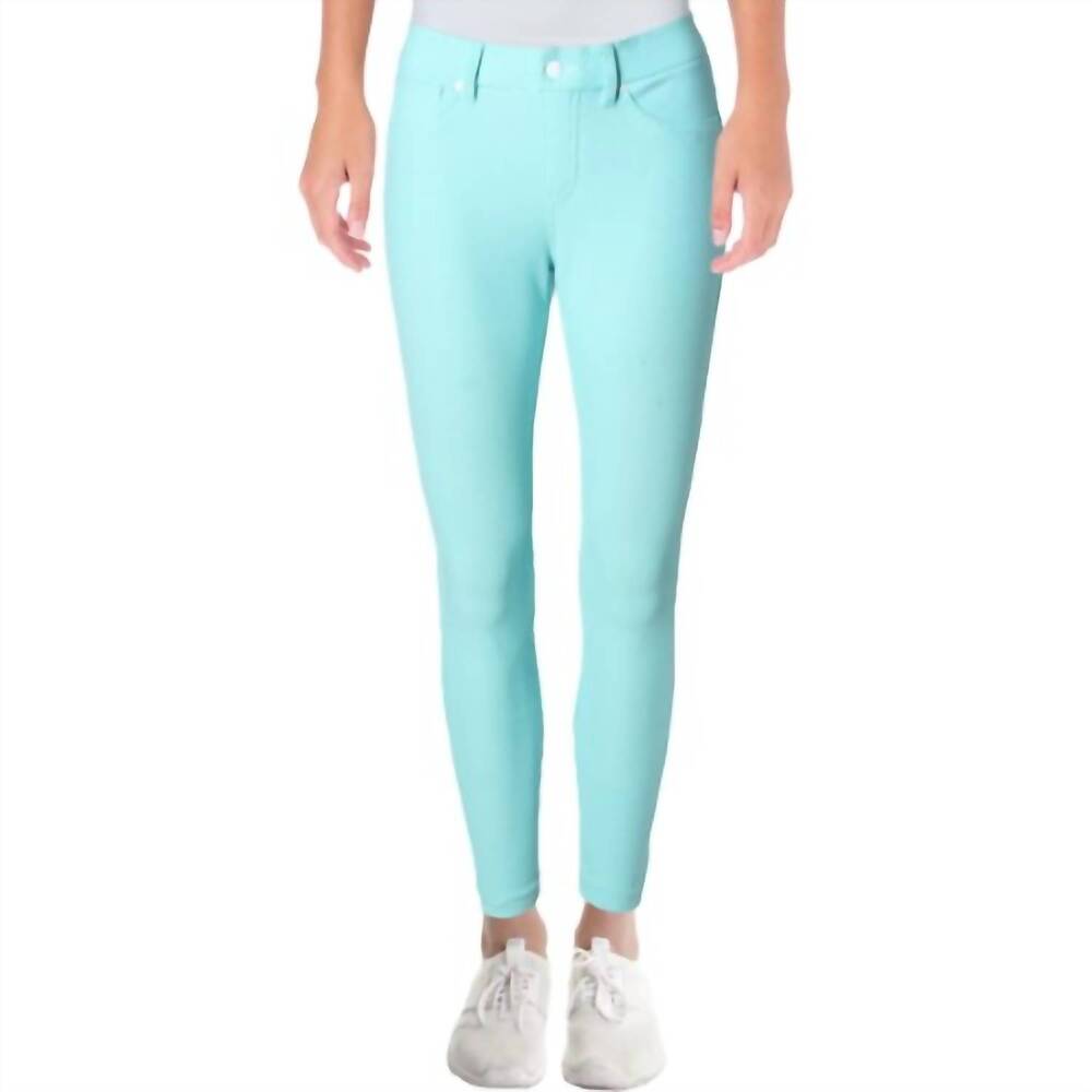 NEW HUE original jeans solid legging in blue